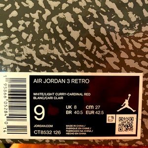 Buyer wanted to see box and inside shoe tag.